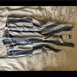 Blue and White Striped Romper FROM SPAIN